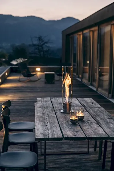 Höfats Spin 90 Tafelvuur - Zilver 2 Höfats Spin 90 Tafelvuur - Zilver - Afbeelding 2