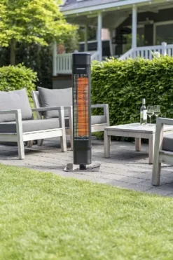 Eurom Heat And Beat Tower Terrasverwarmer -Intex VERKAUF 900 600 8713415334562 heat and beat tower sfeer 1