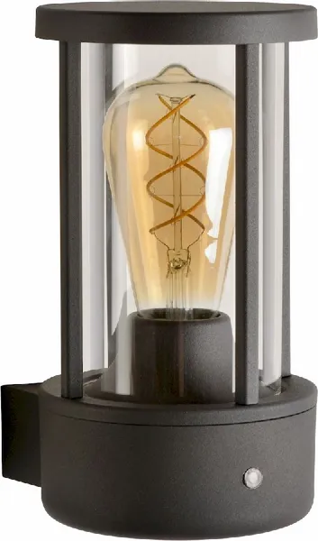 Lucide Lori E27 Sensor Wandlamp - Antraciet 2 Lucide Lori E27 Sensor Wandlamp - Antraciet - Afbeelding 2