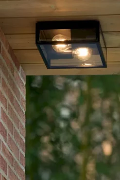 Lucide Dukan E27 Plafondlamp - Zwart -Intex VERKAUF 900 601 15802 02 30 sf4