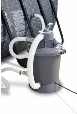 EXIT TOYS EXIT Stone Zwembad - 400 X 200 X 100 Cm - Met Zandfilterpomp En Trap -Intex VERKAUF 900 607 exit 30 17 42 00 int 5 1