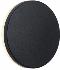 Nordlux Artego Rond Led Wandlamp Zwart