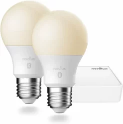 Nordlux Startpakket - A60 E27 Smart Ledlamp - 2 Stuks + Wifi Bridge