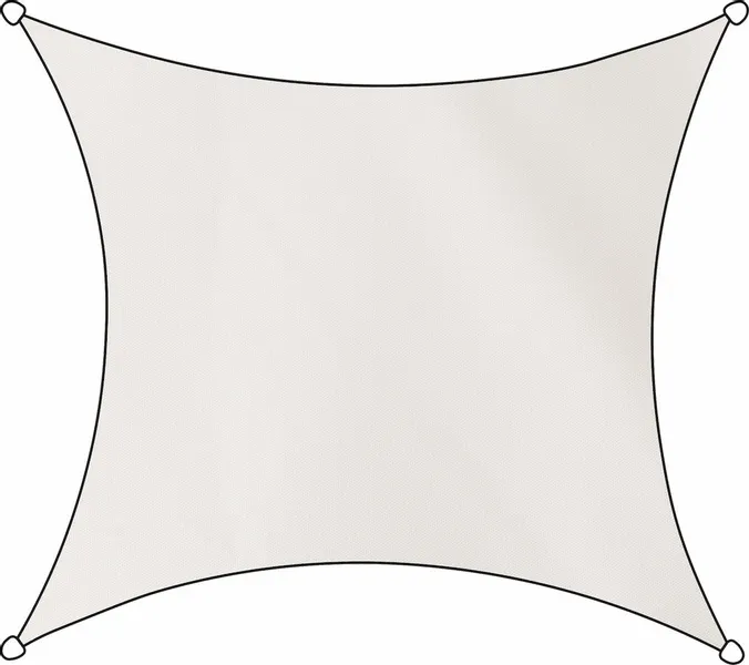Livin’outdoor Schaduwdoek Como Vierkant 3,6 M - Wit 1 Livin’outdoor Schaduwdoek Como Vierkant 3,6 M - Wit