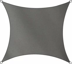 Livin’outdoor Schaduwdoek Como Vierkant 3,6 M - Antraciet