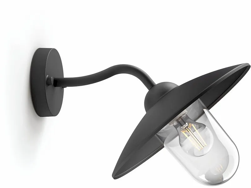 Philips MyGarden Hammock E27 Wandlamp - Zwart 2 Philips MyGarden Hammock E27 Wandlamp - Zwart - Afbeelding 2