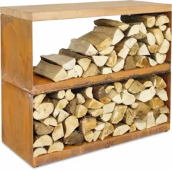 OFYR Wood Storage Corten Dressoir