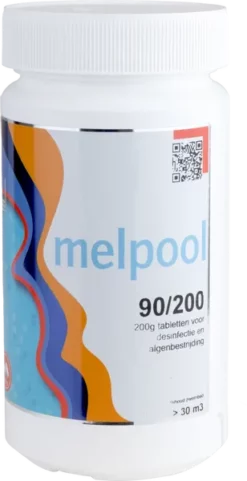 Melpool Grote Chloortabletten 200 Grams 1 Kg
