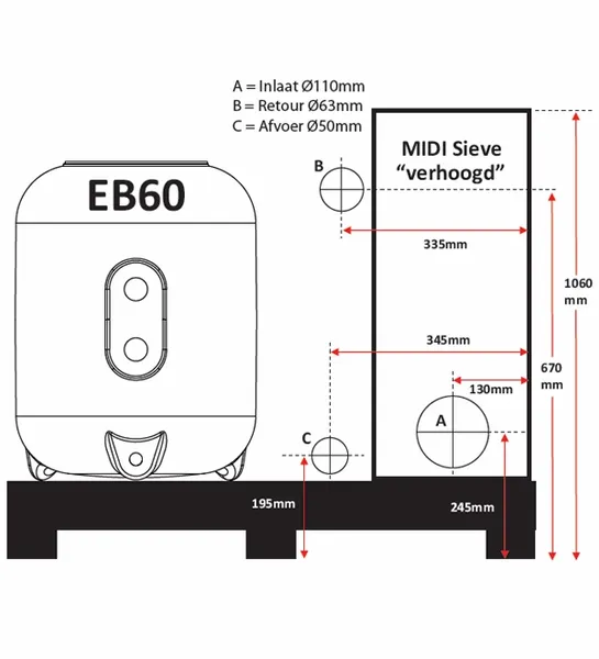 Compleet EB-60 Beadfiltersysteem (met DM-20.000 Vario) 2 Compleet EB-60 Beadfiltersysteem (met DM-20.000 Vario) - Afbeelding 2