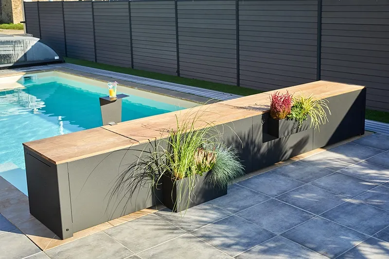 Banc Design Automatisch Oprolsysteem - Tot 4 Meter - Donkergrijs 3 Banc Design Automatisch Oprolsysteem - Tot 4 Meter - Donkergrijs - Afbeelding 3