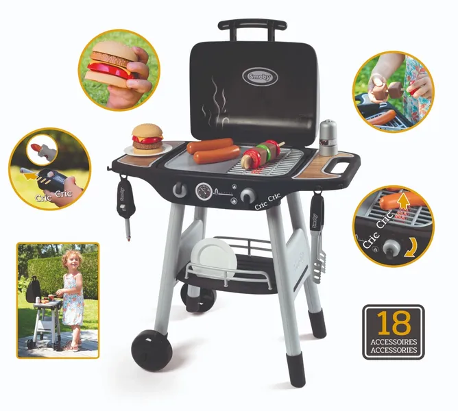 Smoby Barbecue Grill Speelkeuken 2 Smoby Barbecue Grill Speelkeuken - Afbeelding 2