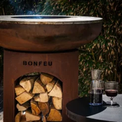 Bonfeu BonBiza Open Vuurschaal Bbq - Corten -Intex VERKAUF bonfeu mosselen 2