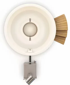 Houtgestookte Hottub - 4-6 Personen - Wit -Intex VERKAUF bovenaanzicht excl