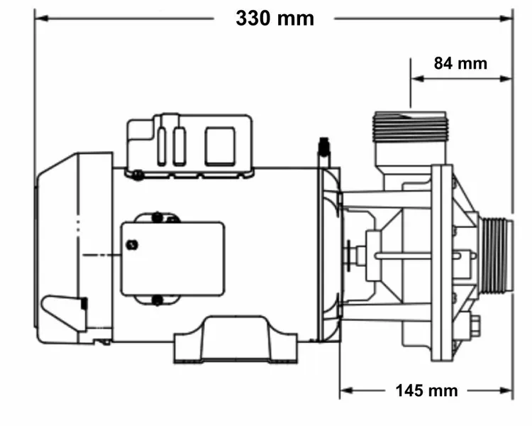 Gecko Aqua-Flo Circ-Master Circulatiepomp 1,15 PK 2 Gecko Aqua-Flo Circ-Master Circulatiepomp 1,15 PK - Afbeelding 2