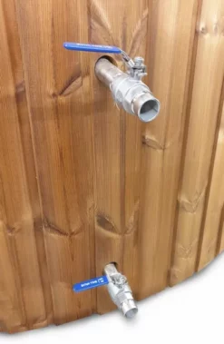 Houtgestookte Hottub Met Filteraansluiting - 4-6 Personen - Wit -Intex VERKAUF connenctions of filtration 1 2