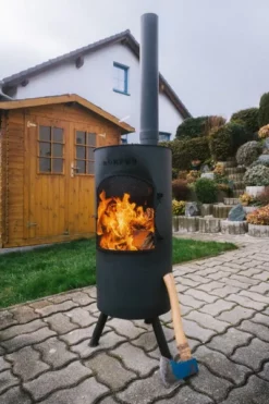 Bonfeu BonTino LP Tuinhaard - Zwart -Intex VERKAUF dscf0473