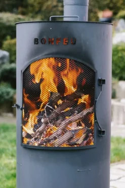 Bonfeu BonTino LP Tuinhaard - Zwart -Intex VERKAUF dscf0486