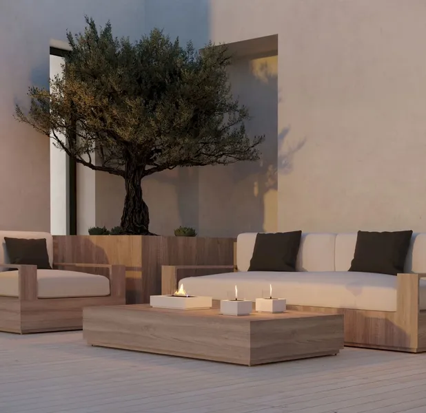 Tenderflame Erica 12 Tafelhaard - Wit 2 Tenderflame Erica 12 Tafelhaard - Wit - Afbeelding 2