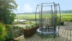 EXIT TOYS Exit Tiggy Junior 140 Cm Trampoline Met Net - Zwart/grijs -Intex VERKAUF exit 10 00 70 00 int 7 resultaat