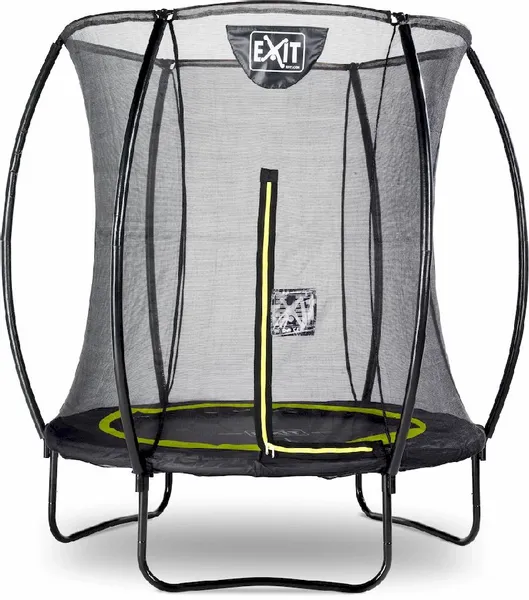 EXIT TOYS Exit Silhouette Trampoline Met Net - Ø 183 Cm - Zwart 1 EXIT TOYS Exit Silhouette Trampoline Met Net - Ø 183 Cm - Zwart