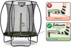 EXIT TOYS Exit Silhouette Trampoline Met Net - Ø 183 Cm - Zwart 8 EXIT TOYS Exit Silhouette Trampoline Met Net - Ø 183 Cm - Zwart -Intex VERKAUF exit 12 93 06 00 int 3 resultaat