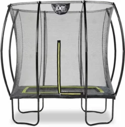 EXIT TOYS Exit Silhouette Trampoline Met Net - 214 X 153 Cm - Zwart