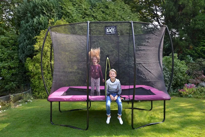 EXIT TOYS Exit Silhouette Trampoline Met Net - 366 X 244 Cm - Zwart 9 EXIT TOYS Exit Silhouette Trampoline Met Net - 366 X 244 Cm - Zwart - Afbeelding 9