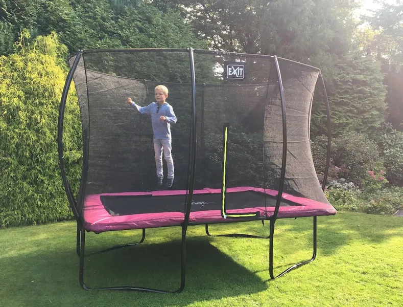 EXIT TOYS Exit Silhouette Trampoline Met Net - 366 X 244 Cm - Zwart 10 EXIT TOYS Exit Silhouette Trampoline Met Net - 366 X 244 Cm - Zwart - Afbeelding 10