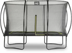 EXIT TOYS Exit Silhouette Trampoline Met Net - 366 X 244 Cm - Zwart