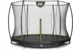 EXIT TOYS Exit Silhouette InGround Trampoline Met Net - Ø 244 Cm - Zwart