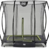 EXIT TOYS Exit Silhouette InGround Trampoline Met Net - 214 X 153 Cm - Zwart