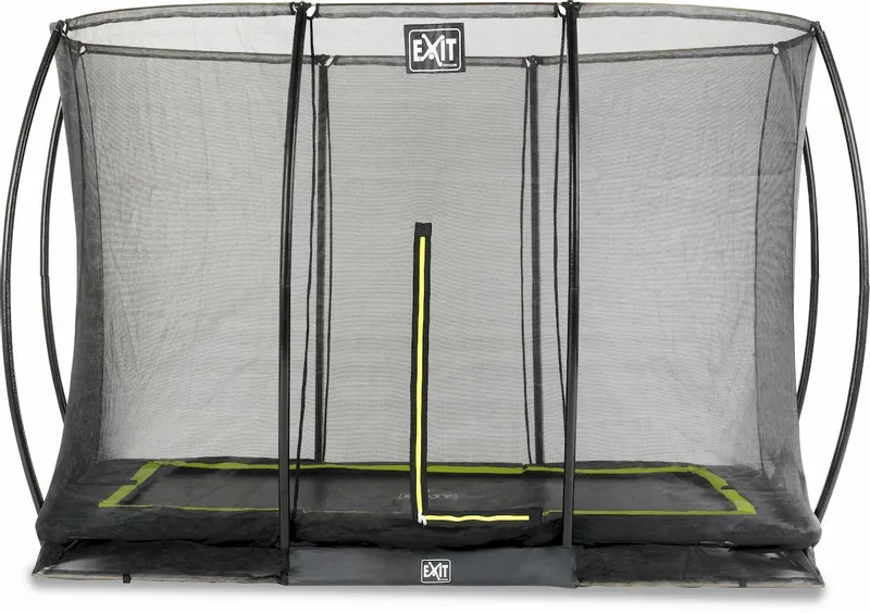 EXIT TOYS Exit Silhouette InGround Trampoline Met Net - 305 X 214 Cm - Zwart 1 EXIT TOYS Exit Silhouette InGround Trampoline Met Net - 305 X 214 Cm - Zwart