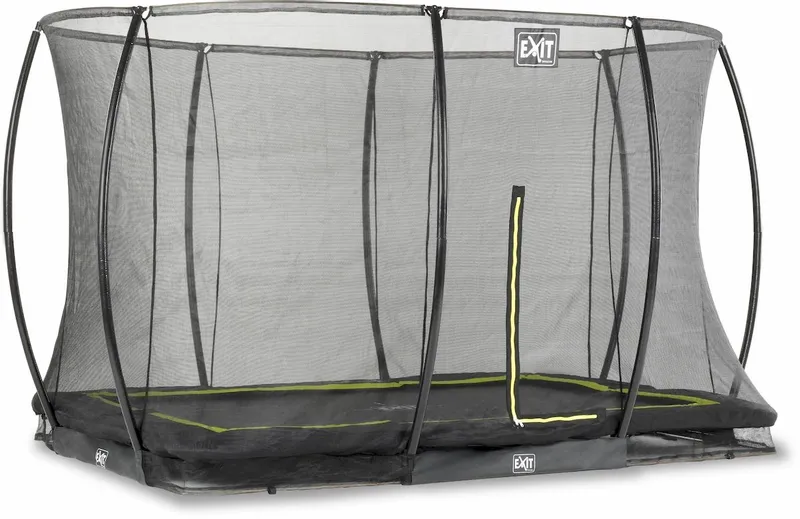 EXIT TOYS Exit Silhouette InGround Trampoline Met Net - 305 X 214 Cm - Zwart 2 EXIT TOYS Exit Silhouette InGround Trampoline Met Net - 305 X 214 Cm - Zwart - Afbeelding 2