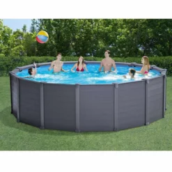Intex Graphite Panel Pool - 478 X 124 Cm - Met Zandfilterpomp En Accessoires -Intex VERKAUF graphite panel pool1