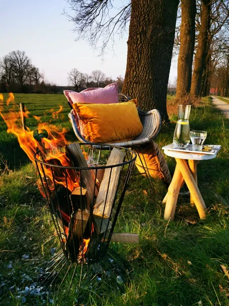 Sit & Heat Warmtekussen Square - Okergeel 5 Sit & Heat Warmtekussen Square - Okergeel - Afbeelding 5