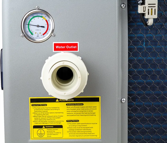 W'eau Full Inverter Zwembad Warmtepomp - 10,5 KW 7 W'eau Full Inverter Zwembad Warmtepomp - 10,5 KW - Afbeelding 7