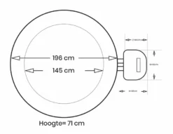 Intex Pure Spa Bubble Therapy Opblaasbare Spa - 4 Persoons 17 Intex Pure Spa Bubble Therapy Opblaasbare Spa - 4 Persoons -Intex VERKAUF intex bubbletherapy 4persoons afmetingen