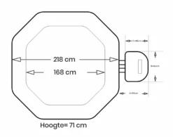 Intex Pure Spa Jet & Bubble Deluxe Opblaasbare Spa - 6 Persoons 19 Intex Pure Spa Jet & Bubble Deluxe Opblaasbare Spa - 6 Persoons -Intex VERKAUF intex jetbubble deluxe 6persoons afmetingen