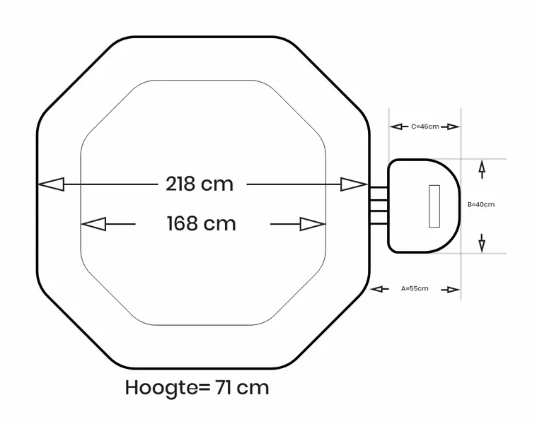Intex Pure Spa Jet & Bubble Deluxe Opblaasbare Spa - 6 Persoons 10 Intex Pure Spa Jet & Bubble Deluxe Opblaasbare Spa - 6 Persoons - Afbeelding 10