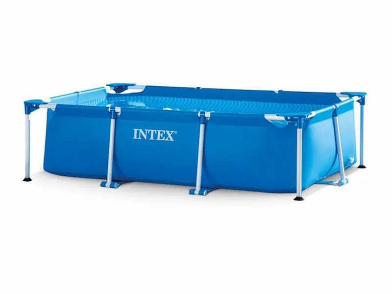 Intex Metal Frame Pool - 260 X 160 X 65 Cm 1 Intex Metal Frame Pool - 260 X 160 X 65 Cm