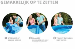 Intex Easy Set Pool - 244 X 61 Cm - Met Filterpomp -Intex VERKAUF intexeasyset instructies 2
