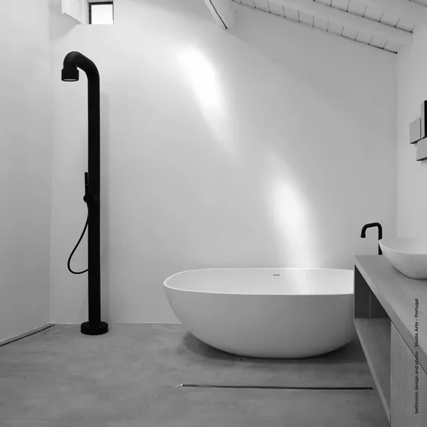 JEE-O Soho 02 Buitendouche - Matzwart RVS 2 JEE-O Soho 02 Buitendouche - Matzwart RVS - Afbeelding 2