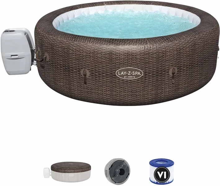 Bestway Lay-Z Spa St. Moritz AirJet Opblaasbare Spa - 7 Persoons 16 Bestway Lay-Z Spa St. Moritz AirJet Opblaasbare Spa - 7 Persoons - Afbeelding 16