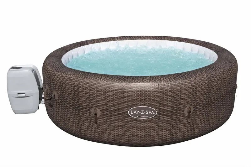 Bestway Lay-Z Spa St. Moritz AirJet Opblaasbare Spa - 7 Persoons 1 Bestway Lay-Z Spa St. Moritz AirJet Opblaasbare Spa - 7 Persoons