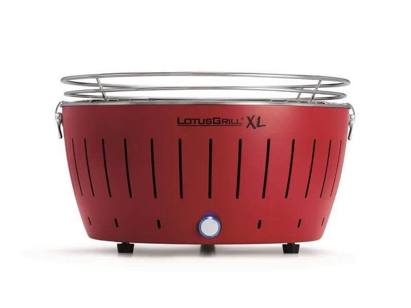 LotusGrill XL Hybrid Houtskoolbarbecue - Rood 1 LotusGrill XL Hybrid Houtskoolbarbecue - Rood