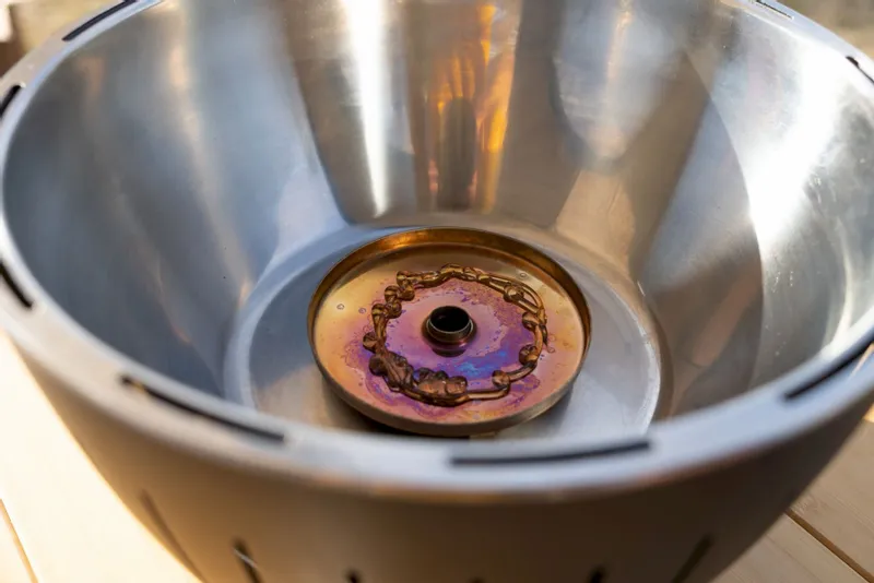 LotusGrill XL Hybrid Houtskoolbarbecue - Rood 3 LotusGrill XL Hybrid Houtskoolbarbecue - Rood - Afbeelding 3