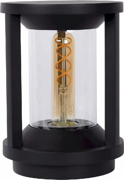 Lucide Cadix E27 Sokkellamp - 22 Cm - Zwart 2 Lucide Cadix E27 Sokkellamp - 22 Cm - Zwart - Afbeelding 2