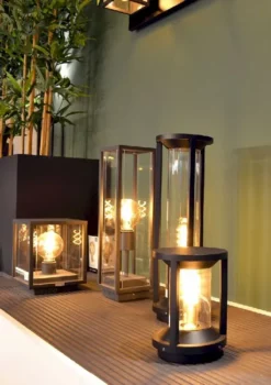 Lucide Claire E27 Sokkellamp - Vierkant - Antraciet -Intex VERKAUF lucide claire e27 sokkellamp vierkant antraciet 8