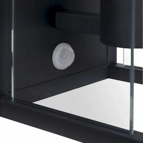 Lucide Claire E27 Wandlamp Met Sensor - Antraciet - Afbeelding 5