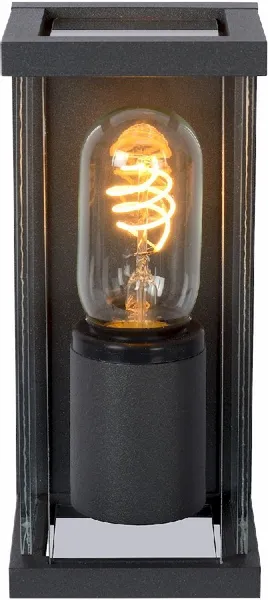 Lucide Claire Mini E27 Wandlamp - 1 Spot - Antraciet - Afbeelding 2